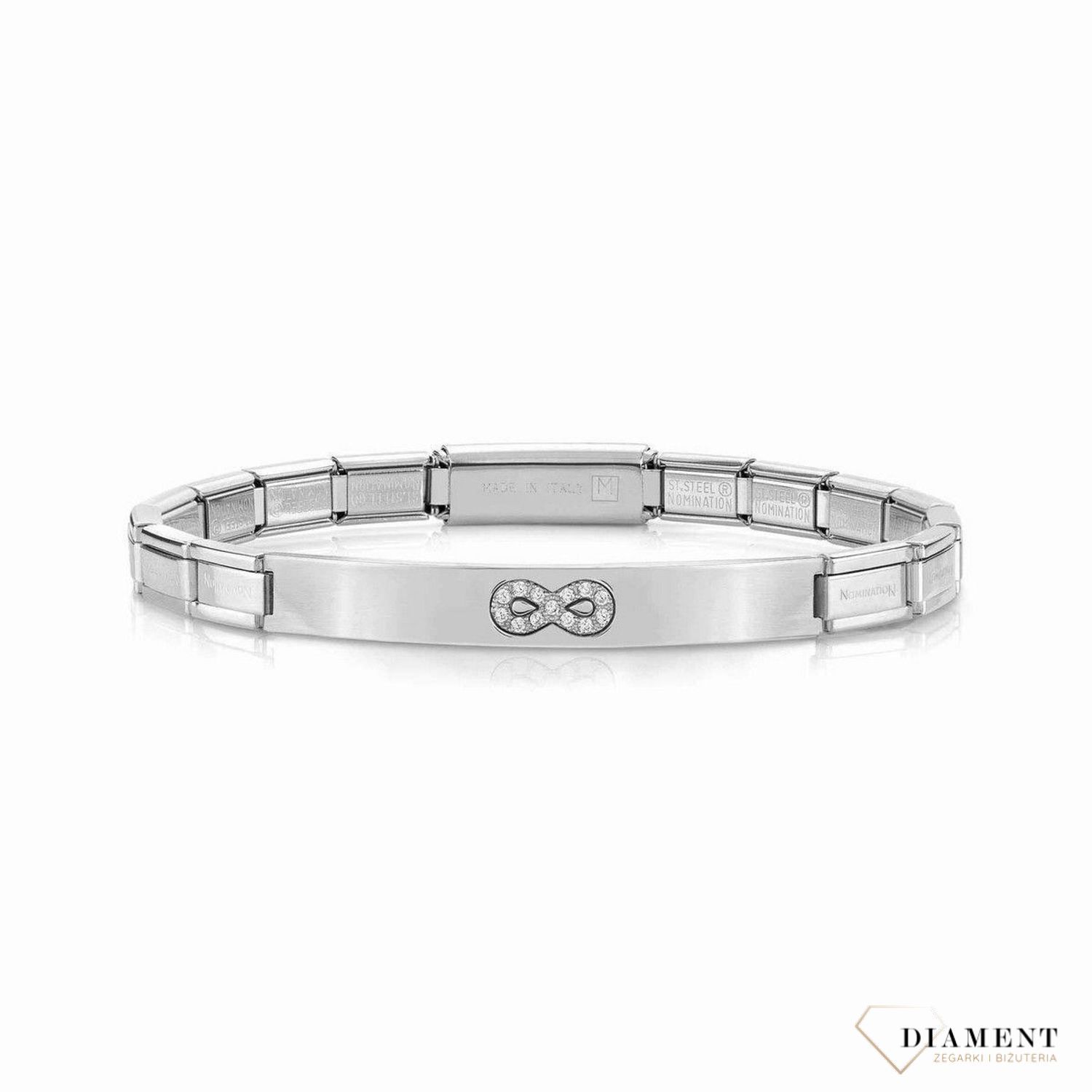 Bransoletka Nomination Trendsetter Pavé Nieskończoność ✓Biżuteria Nomination w Sklepie z Biżuterią zegarki-diament.pl✓ Piękne i Eleganckie NOMINATION.jpg